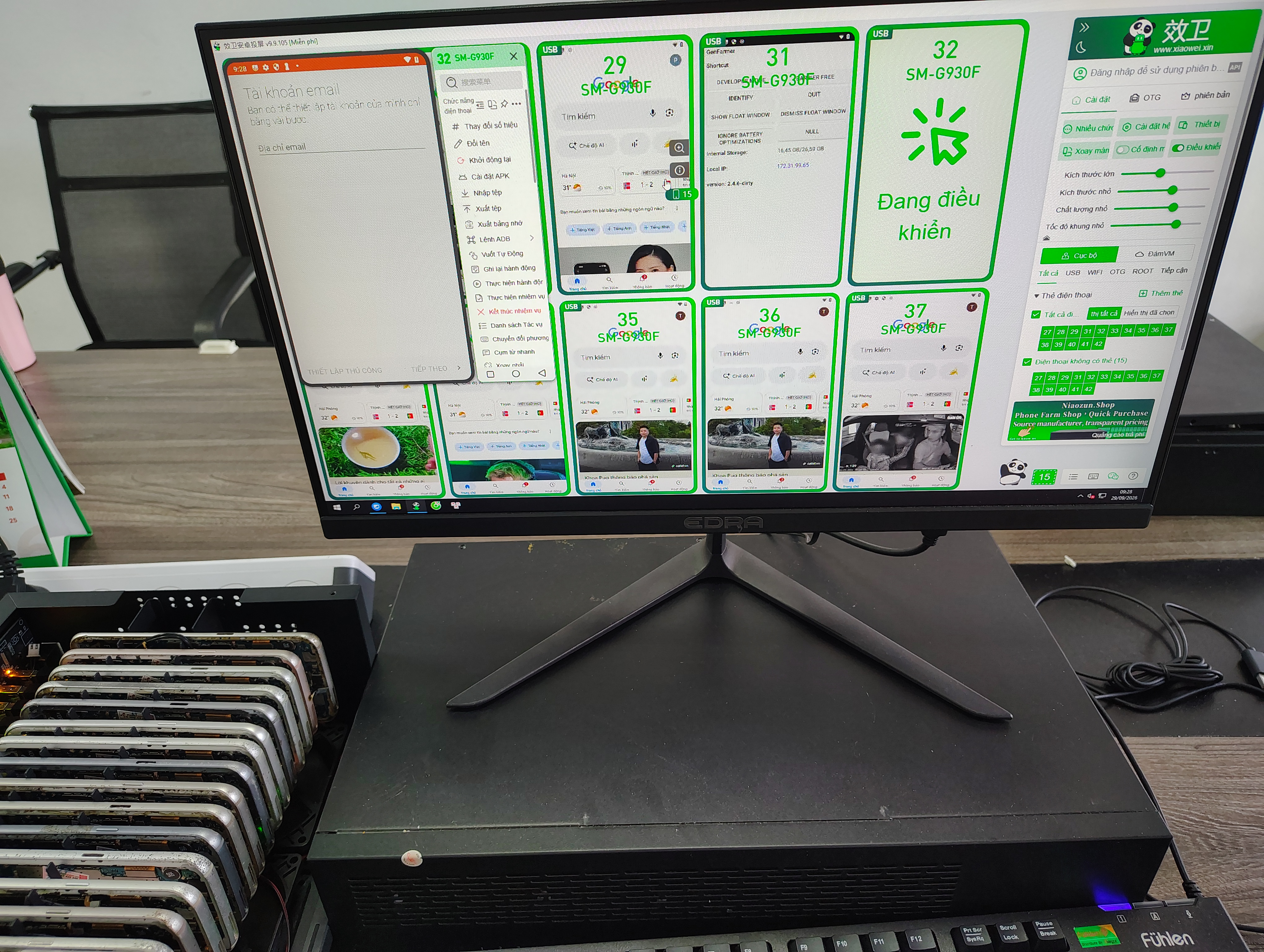 Box Phone Farm ở Hoàng Sa, Đà Nẵng